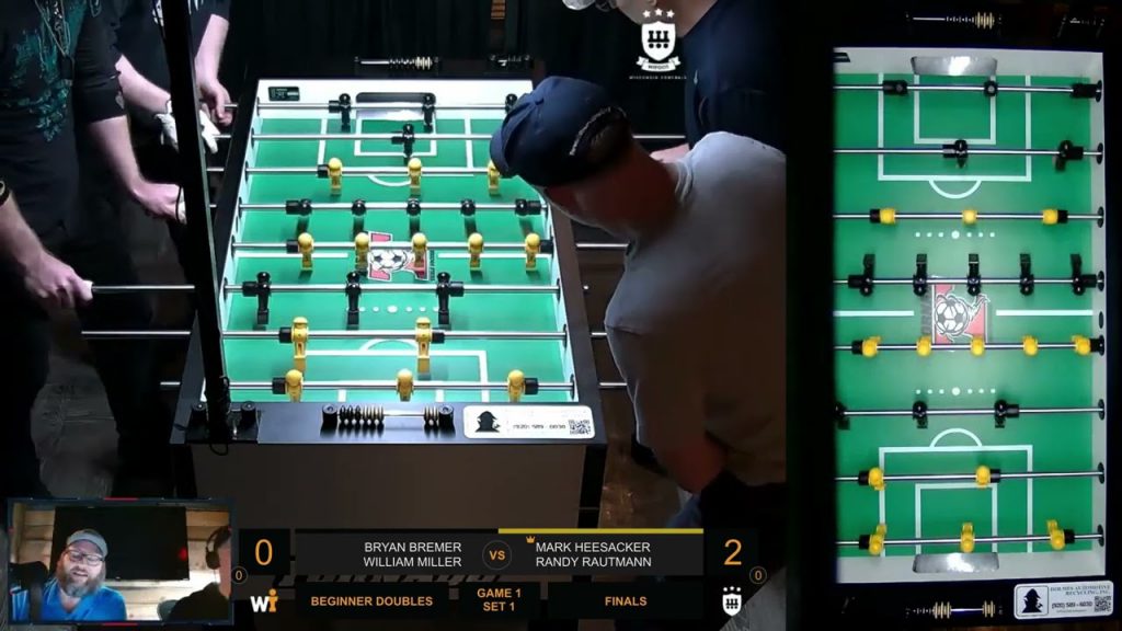 Beginner Doubles FINALS – Mark Heesacker & Randy Rautmann vs Bryan Bremer & William Miller